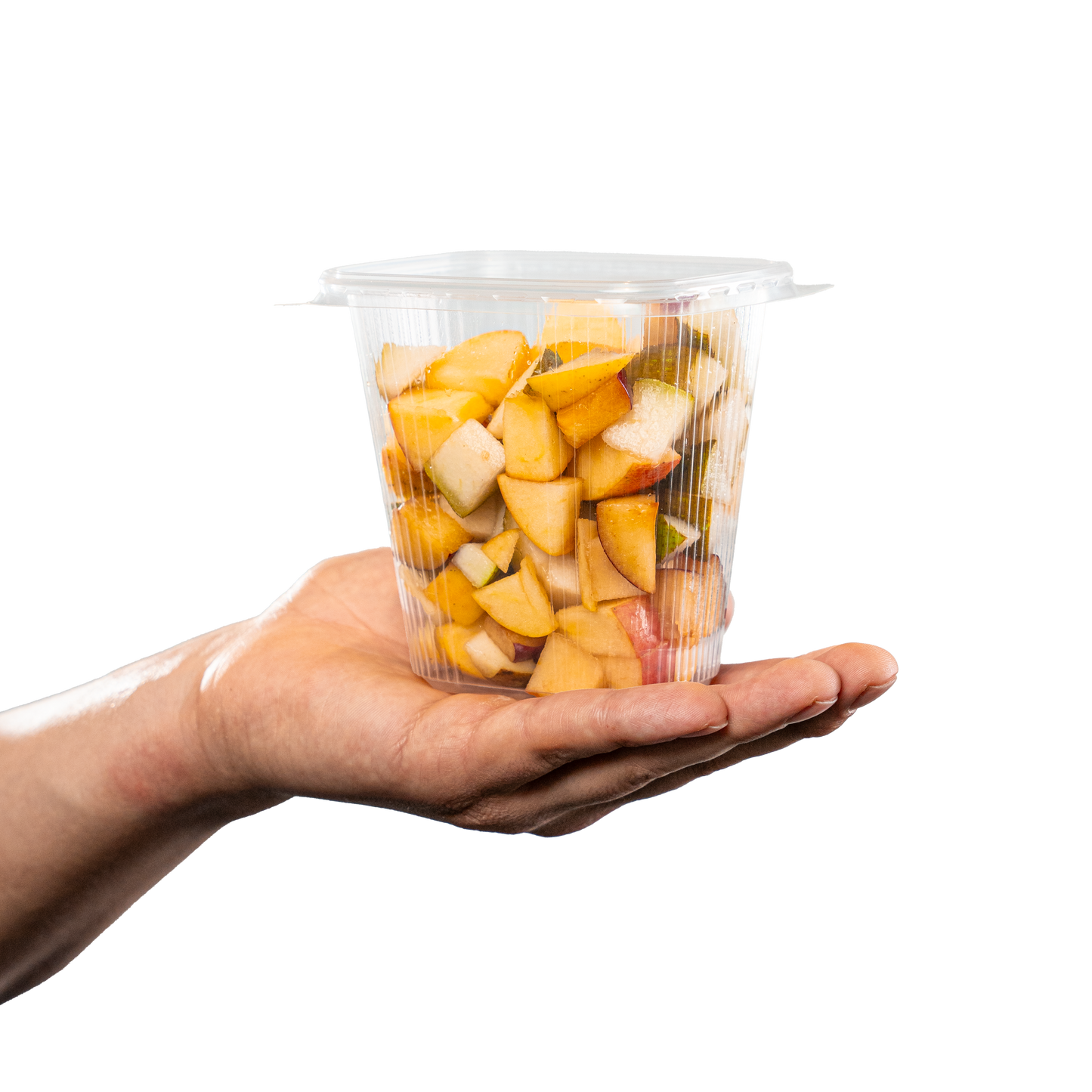 Feinkostschale rechteckig 300ml gerippt - SANDAU